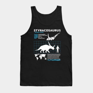 Styracosaurus Fact Sheet Tank Top